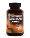 BioEmblem Mushroom Complex - 10:1 Strength and 7 Species - Lions Mane, Reishi, Cordyceps, Chaga, Maitake, Shiitake Mushroom Supplément - Immunity, Energy & Focus, Cerveau - Non-OGM, Vegan - 90 Caps