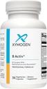 Complexe Xymogène Vitamine B - B Activ - Vitamines activées B avec Benfotiamine et Quatrefolic - Soutien Fonctions adrénales et immunitaires + Un système cardiovasculaire et nerveux sain (30 capsules)