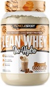 Musclesport Poudre de protéines Lean Whey RevolutionTM - Isolation de protéines Whey - Faible teneur en calories, faible teneur en glucides, faible teneur en gras, colorants incroyables - 25g de protéines par scoop (2LB, Caramel de noix de coco)