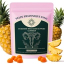 Probiotic Gummies for Women - Support for Feminine Wellness, pH Balance, Probiotic Formula, Gluten-Free, Vegan, Tropical Pineapple Flavor, 60 Gummies (30 Servings)