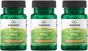 Swanson L. Reuteri Probiotic Plus w/L. Rhamnosus L. Acidophilus & FOS Prebiotic Digestive Support - Promotion de la santé Gut w/ 7 Million CFU par gélule - (30 Capsules Veggie) (3 Pack)