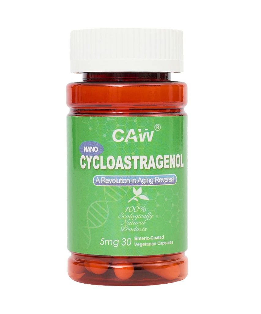 CAW Nano Cycloastragenol 98% 5Mg de télomére Longueur Anti-Aging.