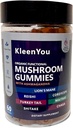 Lion's Mane & Ashwagandha Supplément Gummies - Supplément de Champignon Complète pour le soutien cognitif et immunitaire, Mélange végétalien avec Reishi, Cordyceps - Basse Carb, 60 Gummes de Champignon Biologique
