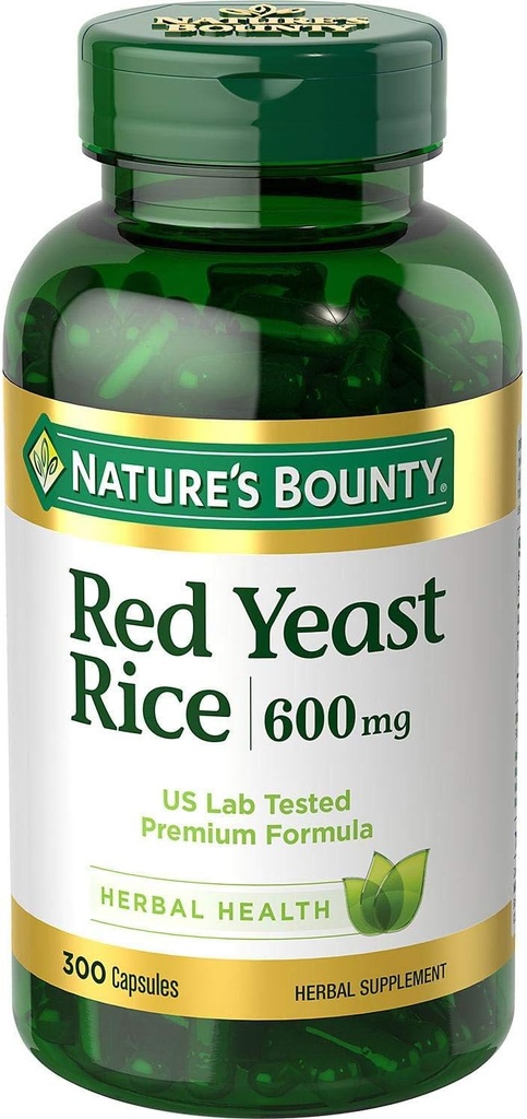 Bounty Red Yeast Rice 600 mg Capsules 250 ea (paquet de 2)