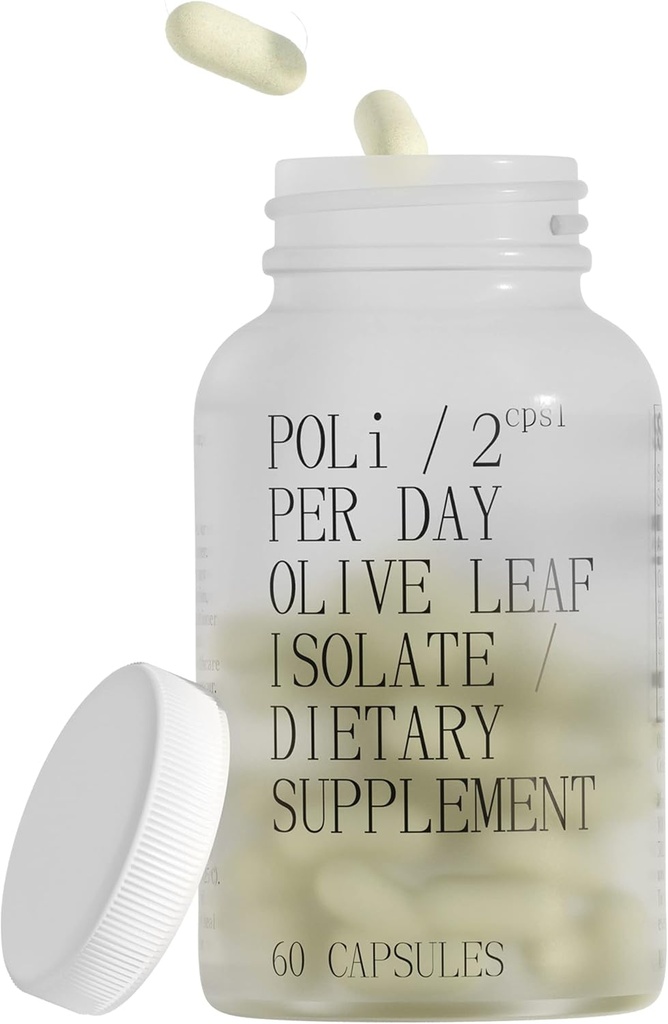 FOREVER JEUNESSE POLOGNE Extract Olive Leaf Dietary Supplement: 10mg d'hydroxytyrosol, 100 mg d'oleuropein.