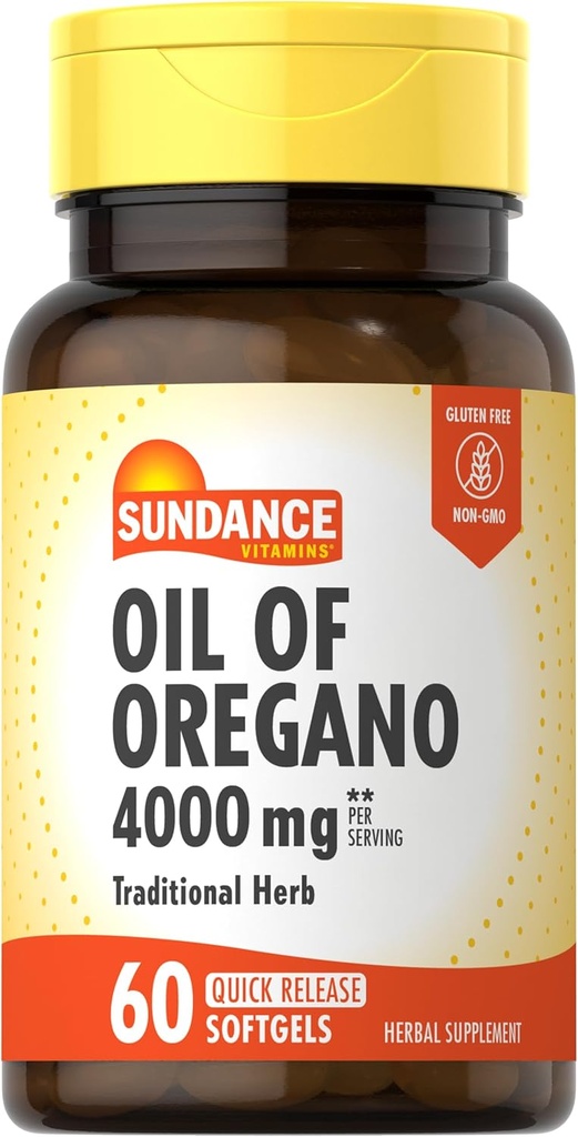 Huile de Sundance d'Oregano 4000mg Softgels