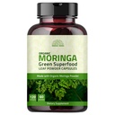 Organic Moringa Capsules 120 Capsules 1000mg – Métabolisme, & Immmune Support Nutrient-Rich superfood