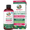 MARYRUTH'S Liquid Multivitamin + Hair Growth | Biotin 10000mcg | Lustriva Hair Growth Supplement | Clinically Tested in Women for Thicker Hair & Facial Wrinkle | Skin Care | Ages 18+ | 15.22 Fl Oz