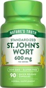 Nature's Truth St Johns Wort 600mg.90 Capsules.Extrait normalisé.