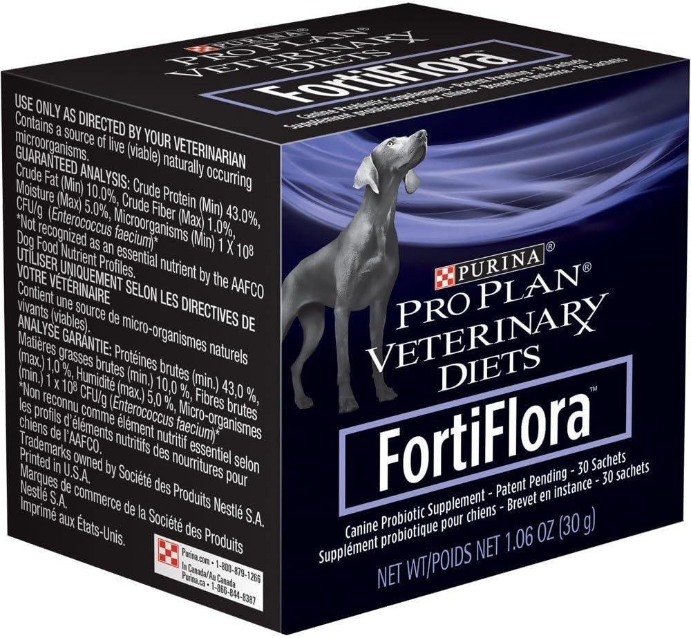 Purina Fortiflora Canine Nutritional Supplement Box (3 Pack), 30gm/90 Count