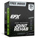 EFX Sports Joint Rehab Recovery Kit (Kre-Celazine®) pour la mobilité et la santé des articulations 120 capsules Kre-Alkalyn Creatine + 2 oz Crème topique