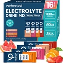 Venture Pal haute teneur en sucre sans électrolytes en poudre - Packs d'hydratation avec vitamine, sodium et potassium