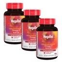 MegaRed Ultra Strength 1000mg Omega-3 supplément d'huile de krill avec EPA/DHA, Astaxanthin et Phospholipides, sans huile de poisson après-goût soutient la santé du coeur, du cerveau, des articulations et des yeux, 60 softgels de comte (3 Pack)