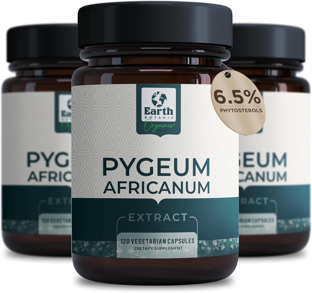 Pygeum Bark Extract 500mg 120 Capsules - supplément à base de plantes soutient la santé de la prostate, la vésicule et l'urine - supplément pour la santé des hommes (Végétarien, non-OGM) 4 mois d'approvisionnement