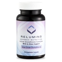 Relumins Advance White Active Glutathion Complex - Max Dose 900mg Glutathion avec 6X Boosters, ALA & NAC - Supplément anti-Aging Skin Brightening - 60 Capsules végétariennes (30 portions)