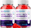 (2 Pack) Gummies de vinaigre de cidre de pomme - Formule avancée Gummies de vinaigre de cidre de pomme Gummies supplément diététique Avis de force supplémentaire (120 Gummies)