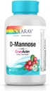 SOLARAY D-Mannose avec CranActin, 60 gélules végétariennes