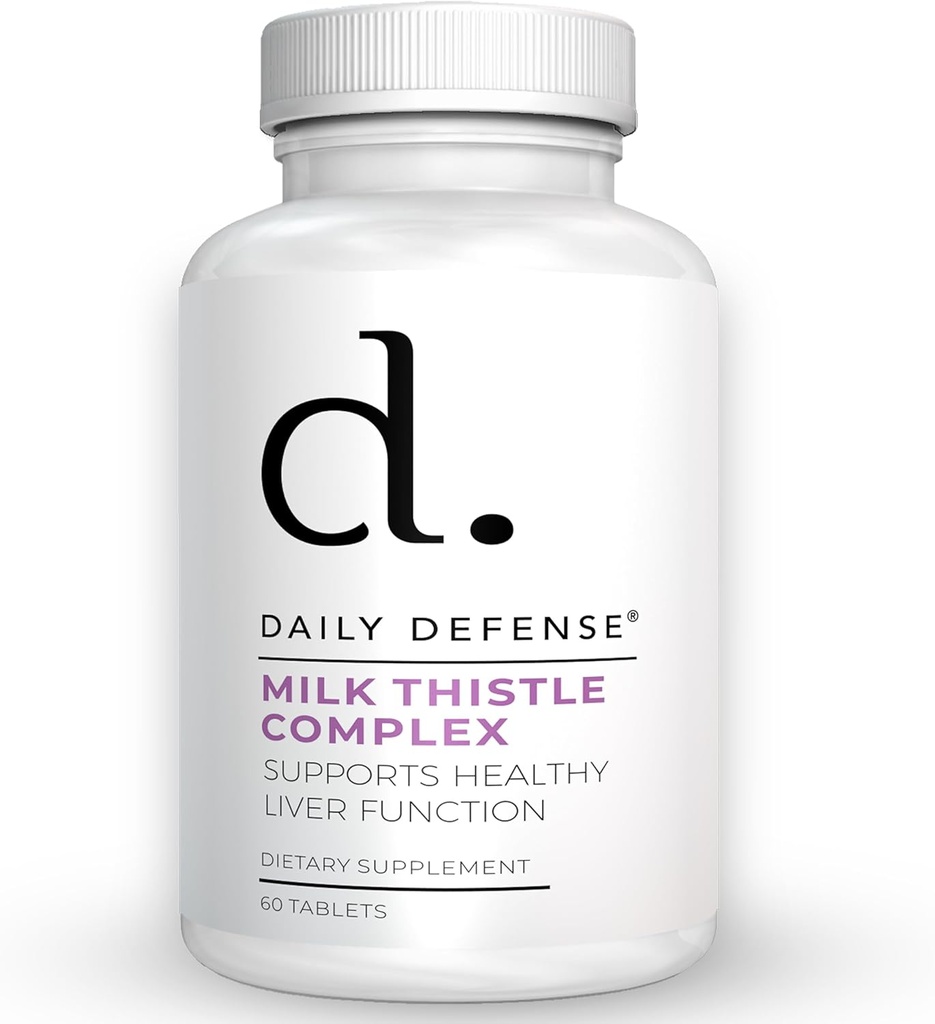 Suppléments de chardon de lait pur - 450mg Extrait de chardon de lait pour le foie Detox & Supplément de soutien du foie - Suppléments alimentaires végétaliens pour les femmes et les hommes, 60 comprimés