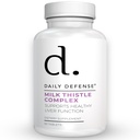 Suppléments à base de plantes de chardon de lait pur - 450mg Extrait de chardon de lait pour le foie Detox & Supplément de soutien du foie - Suppléments alimentaires végétaliens pour les femmes et les hommes, 60 comprimés