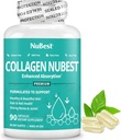 NuBest Collagen Super Collagen Peptides - revitalise la peau, les cheveux et les ongles - os et force articulaire - Formule de collagène beauté pour les hommes et les femmes - 1 500 mg par portion