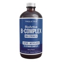 Complexe de vitamine B bioactif - Complexe de flux sanguin prêt, complexe de B méthylé - contenant du méthylfolate, 3 formes bioactives de B12, BenfoPure® B1 & Pantesin® B5 - 12 B de vitamines dans les doses cliniques - Liquide 8 oz