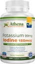 Potassium 99mg with Iodine 150mcg Supplement