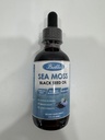 (2 packs) Drops d'huile de graines noires de mousse de mer avec racine de bardane, bradderwrack et vitamine C vitamine D3, goutte de mousse de mer irlandaise pour système immunitaire, Gut, peau et énergie