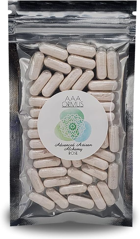 ORMUS Rose - Monoatomic Gold - 45 Vegan Capsules - The Philosophers Stone - AAA Ormus