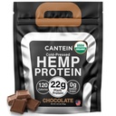 Poudre de protéines de chanvre biologique, à base de plantes et de protéines véganes Shake, lactose et sans lait, sans gluten, propre et chocolat naturel (20 portions)