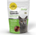 Tomlyn Immune Support Supplément L-Lysine quotidien, Lysine aromatisée aux poissons pour chats et chatons, 30ct