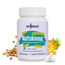 Nattokinase Supplement 10000FU with Organic Nattokinase, Serrapeptase, Bromelain, Curcumin, Vitamin E & Ginseng, Movement Comfort, 90 Capsules