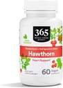 365 par Marché des aliments entiers, Hawthorn standardisé + Full Spectrum Blend, Heart Support, Capsules Vegan, 60 Compte
