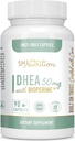 Soutien à l'équilibre hormonal et à l'énergie (DHEA 50mg) 3-Mois Supplément de soutien au vieillissement sain pour les femmes et les hommes (Gluten-Free, Végétarien, Non-OGM, Troisième partie testé) 90 Capsules par bouteille