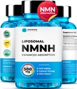 Liposomal NMNH 500 MG - NMN Supplement Alternative - NAD Supplements for Women & Men | Healthy Anti Aging - Cell Support for Energy, Focus & Skin - Advanced NAD+ Resveratrol 3-Party Tested | 1 Pack