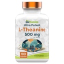 tnvitamins L-Theanine Capsules 500 mg Per Serving, 180 Capsules | Calm Focus & Relaxation Support* | Helps Promote Stress Balance, Mental Clarity & Mood Support* | Non-GMO, Made in USA