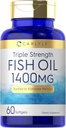 Carlyle Triple Strength Omega 3 Huile de poisson , 1400mg , 60 Softgels , Supplément sans gluten