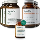 ALGAECAL Bone Health Bundle - 4-en-1 Vitamine D3 Complete & Red Algae Calcium avec 16 nutriments essentiels, cliniquement soutenu pour augmenter la densité osseuse en 6 mois