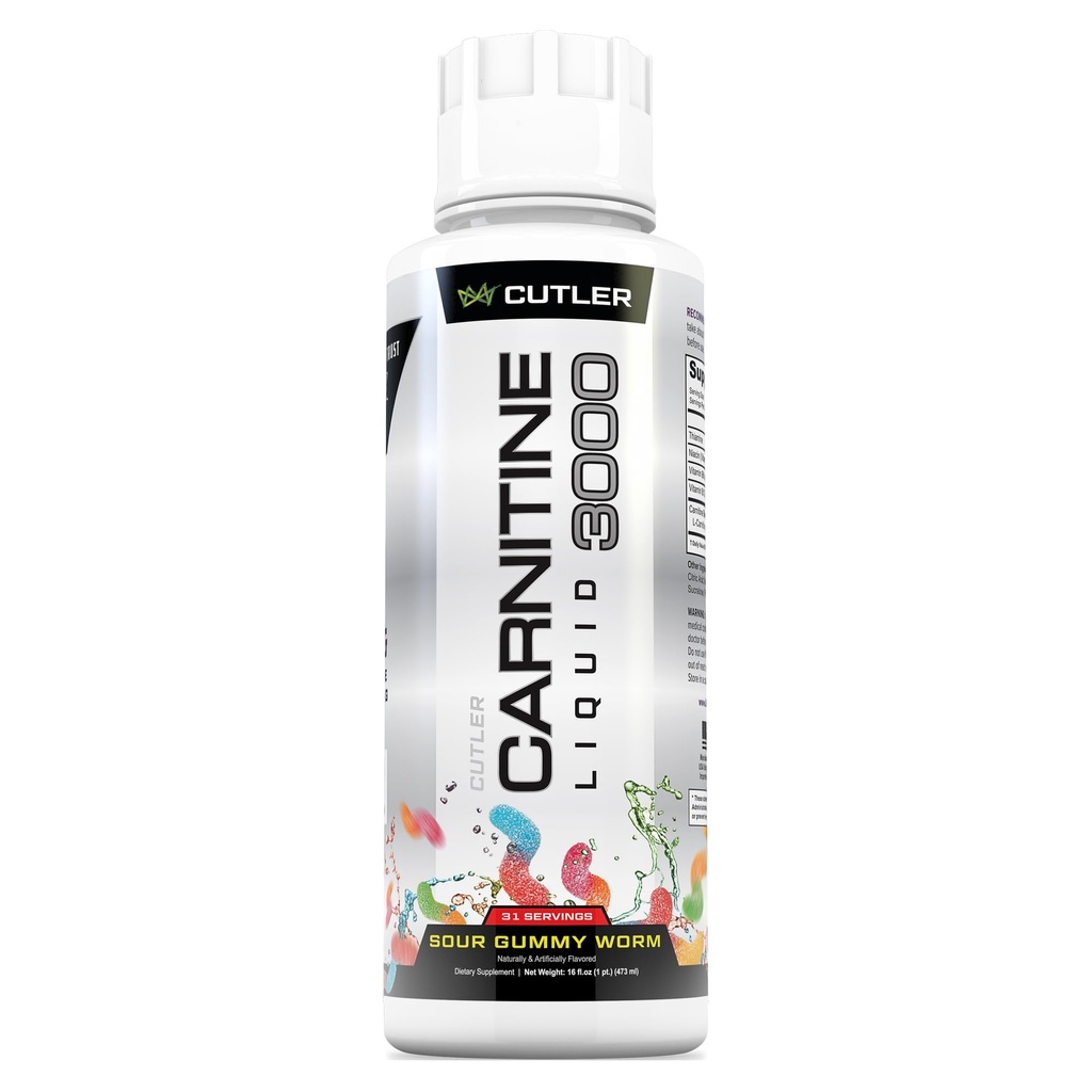 Cutler Nutrition Liquid L-Carnitine Fat Burner Supplement with Acetyl L-Carnitine & L-Carnitine Tartrate - Fat Burner Formula for Optimal Absorption, Energy & Muscle Support
