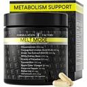 Booster de métabolisme de l'usine de formulation - Melt Mode Natural Thermogenic Support avec Glucomannan, L-Carnitine et extrait de thé vert - Satiété et énergie avancées - 120 capsules, 2 mois d'approvisionnement