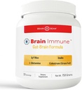 Cerveau Bean Cerveau-Immune Formule avancée pour soutenir le Gut lent, le cerveau lent, le système immunitaire avec 10g Colostrum avec Lactoferrine, 5g L-Glutamine, 4g IgY Max et 1g Inulin.