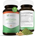 Artemisia Trinity (Trinité de l'artémisie) Nettoyant pour les adultes avec des herbes de wormwood et de l'artémisinine 30:1 Extrait de résistance et de soutien digestif
