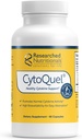 CytoQuel de nutrition avec N-acétyl Cysteine, suppléments à base de plantes et extrait curcuma - Promouvoir une fonction de cytokine saine pour le soutien immunitaire, le sommeil et le confort physique (90 capsules)