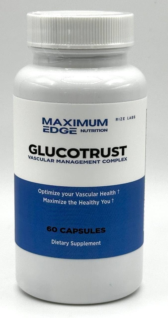 labs de taille (Pack de 5 Glucotrust Capsules - Supplément Pills Reviews, Comprimés avancés Balance Max Formula Complex Blend Edge (300 Capsules)