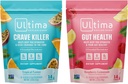 Ultima Replenisher Electrolyte Powder Drink Mix Bundle – Sans sucre – Crave Killer and Gut Health, 14 Stickpacks – 6 Electrolytes et Minéraux – Keto Friendly, Vegan, Non-OGM