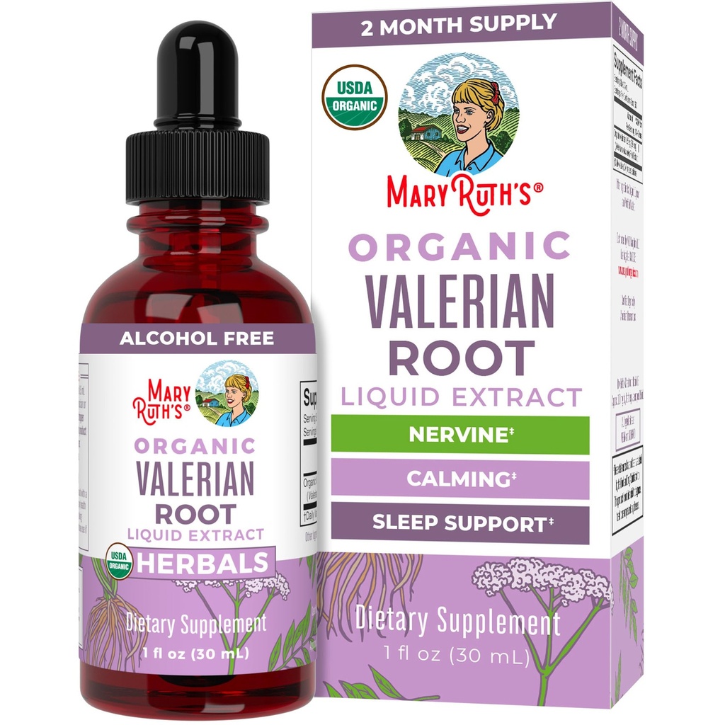 MaryRuth Organics Gouttes liquides de racine valériane (en anglais seulement) 2 mois d'approvisionnement sans sucre (en anglais seulement) USDA gouttes de racine valériane biologique (en anglais seulement) Soutien au sommeil (en anglais seulement) Calme et soulagement du stress (en anglais seulement) Vegan (en anglais seulement) Non-OGM (en anglais seulement) Sans gluten (en anglais seulement) 60 portions
