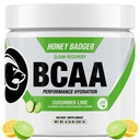 Blaireau au miel BCAA + EAA Amino Acides Poudre, BCAA + L-Glutamine, Keto, Vegan, Sans sucre pour les hommes et les femmes, Hydratation et post entraînement Muscle Recovery Drink Mix, Cucumber Lime, 30 portions