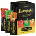 Poudre d'électrolytes à jeun Ambrosia : AEA Amino Acides, BCAA & HMB : hydratation sans sucre avec de l'eau de coco : végétalien, sans gluten : 24 packets à portion unique :