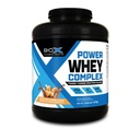BioX Power Whey Complex | High Protein 100% Pure Whey Protein Powder | 25g Protein with Whey Concentrate, Whey Isolate, Hydrolyzed Whey | 52 Servings, 4LB (Chocolate Caramel Fudge)