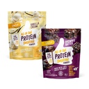 FlavCity Brownie & Vanilla Smoothie Bundle - 25g Grass Fed Whey Protein Powder & 10g Collagen - Real Vanilla Bean & Cocoa, Gluten Free (20 Servings Each)