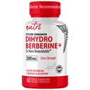 Nature's Fusions Dihydroberberine Supplément 200mg 60 Capsules - avec Ceylan Cinnamon, 5X plus efficace que les suppléments Berberine HCL - Nutri
